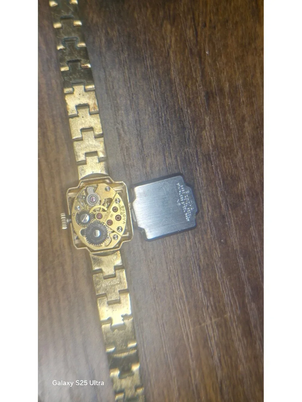 Vintage Bulova Gold Tone Mechanical Women's Wristwatch